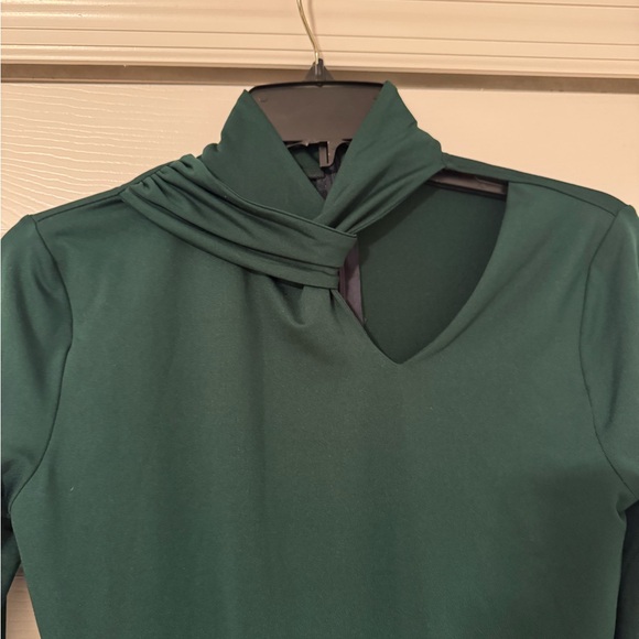 Zara Dark Green Long Sleeve Bodysuit - Picture 2 of 6